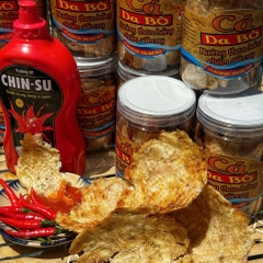 Cá Da Bò Nướng Than Hồng Chấm Sốt Cay - Ăn Vặt Api Food