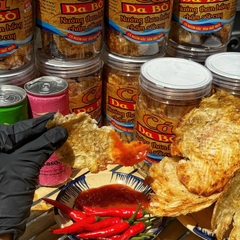 Cá Da Bò Nướng Than Hồng Chấm Sốt Cay - Ăn Vặt Api Food