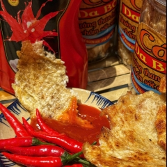 Cá Da Bò Nướng Than Hồng Chấm Sốt Cay - Ăn Vặt Api Food