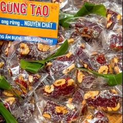 Kẹo Gừng Táo Đỏ Mật Ong Thơm Ngon Mềm Dẻo, Giữ Ấm Cơ Thể