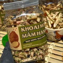 Khoai Môn Sấy Giòn Tẩm Gia Vị Mắm Hành Bùi Béo Thơm gon Mê Ly Api Food - Snack, Ăn Vặt, Thức Ăn, Food