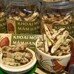 Khoai Môn Sấy Giòn Tẩm Gia Vị Mắm Hành Bùi Béo Thơm gon Mê Ly Api Food - Snack, Ăn Vặt, Thức Ăn, Food