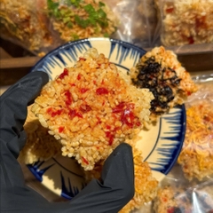 Cơm Cháy Viên Mini Mix Đủ Vị Siêu Ngon (50-54 Cái) - Ăn Vặt Api Food