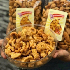 Snack Mực Tẩm Gia Vị Thái Lan Giòn Rùm Rụm Siêu Ngon 200gr
