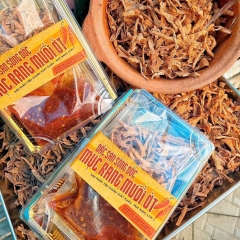 Khô Mực Rang Muối Ớt, Đậm Đà Vị Biển, Ngon Ngọt Từng Sợi 180gr, Đặc Sản Sông Đốc
