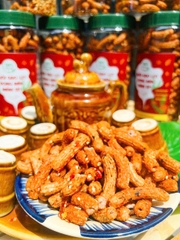 Nui Gạo Lức Rong Biển Mắm Sệt Giòn Tan Siêu Ngon 500gr