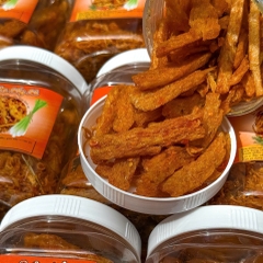 Sườn Chay Sấy Xả Ớt Giòn Cay Đậm Vị 250gr