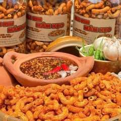 Nui Rim Mắm Kẹo Giòn Tan Siêu Ngon 500gr
