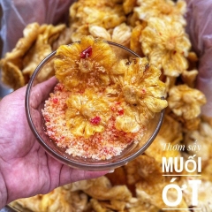 Thơm Sấy Dẻo Muối Ớt Chua Cay Mặn Ngọt Thơm Ngon Lạ Miệng 300gr