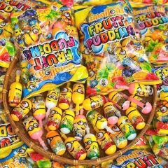 Thạch Trái Cây Minions Fruit Pudding HongKong 840gr (35g * 24 Cái)