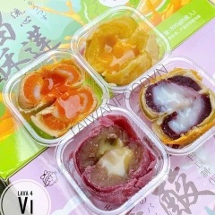 ( NGUYÊN THÙNG 20 HỘP ) Bánh Trứng Muối Tan Chảy Liu Xin Su Đài Loan 300gr ( Hộp 6 Cái ) ( VỊ MỚI )