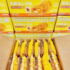 Bánh Trung Thu Lava Trứng Chảy Bibizan 540gr ( Hộp 12 Cái )