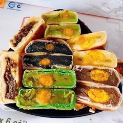 Bánh Pía Bách Vị Tân Huê Viên 900gr - Hộp 6 Cái (Kèm Túi Xách Sang Trọng)