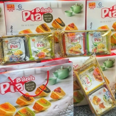 Bánh Pía Bách Vị Tân Huê Viên 900gr - Hộp 6 Cái (Kèm Túi Xách Sang Trọng)