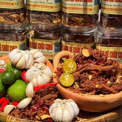 Khô Heo Xé Cháy Cạnh Giòn Ngon Chuẩn Vị Nhà Làm 300gr