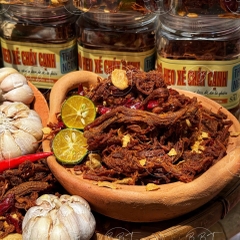 Khô Heo Xé Cháy Cạnh Giòn Ngon Chuẩn Vị Nhà Làm 300gr