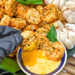 Snack Cơm Viên Lắc Mắm Hành Mắm Kẹo, Chuẩn Vị Giòn Tan Cực Cuốn 400gr