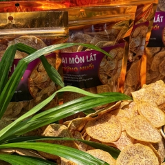 Khoai Môn Lát Sấy Trứng Muối, Giòn Tan, Béo Bùi, Đậm Đà Khó Cưỡng 200gr