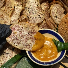 Khoai Môn Lát Sấy Rong Biển Sốt Mắm Sệt - Đậm Đà Khó Cưỡng 200gr