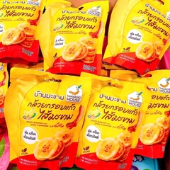 Chuối Kẹp Me Cay, Chuối Kẹp Chanh Dây Thái Lan 90gr  – Ăn Một Miếng Là Ghiền