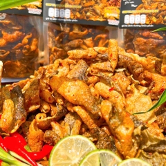 DA CÁ HỒI QUAY XUYÊN TIÊU 220gr – Giòn Tan Rôm Rốp, Tê Cay Độc Lạ