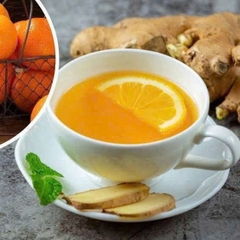 Bột Trà Gừng Cam Tươi, Ấm Nóng, Thanh Mát, Tỉnh Táo Mỗi Ngày 500gr