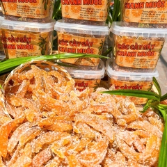 Cóc Cầy Sấy Chanh Muối Ớt 500gr - Chua Chua Mặn Mặn, Giòn Dai Cực Cuốn