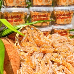 Cóc Cầy Sấy Chanh Muối Ớt 500gr - Chua Chua Mặn Mặn, Giòn Dai Cực Cuốn