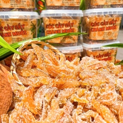 Cóc Cầy Sấy Chanh Muối Ớt 500gr - Chua Chua Mặn Mặn, Giòn Dai Cực Cuốn