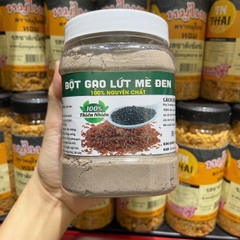 Bột Gạo Lức Mè Đen 500gr - Dinh Dưỡng Thuần Tự Nhiên, Khỏe Từ Bên Trong