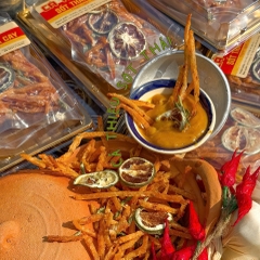 Khô Cá Thiều Que Sốt Thái Chua Cay 250gr – Đậm Vị Thái, Dai Thơm Hết Sảy, Ăn Là Ghiền!