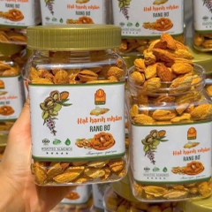 [ HỘP VUÔNG ] Hạnh Nhân Mỹ Rang Bơ Vỏ Mỏng Thơm Ngon - Hạt Dinh Dưỡng