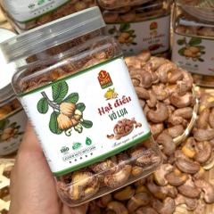 Hạt Điều Rang Muối Bình Phước - Đặc Sản Tây Nguyên [ HỘP PET VUÔNG ] - Hạt Dinh Dưỡng