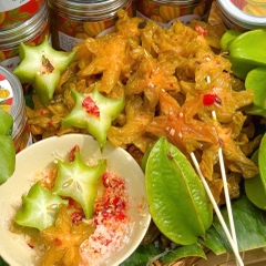 Khế Sấy Muối Ớt 250gr - Chua Cay Mặn Ngọt, Càng Ăn Càng Ghiền