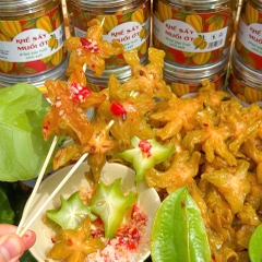 Khế Sấy Muối Ớt 250gr - Chua Cay Mặn Ngọt, Càng Ăn Càng Ghiền