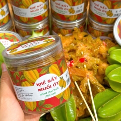 Khế Sấy Muối Ớt 250gr - Chua Cay Mặn Ngọt, Càng Ăn Càng Ghiền