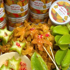 Khế Sấy Muối Ớt 250gr - Chua Cay Mặn Ngọt, Càng Ăn Càng Ghiền