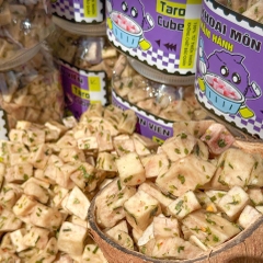 Khoai Môn Viên Cube Sấy Mắm Hành 400gr – Giòn Rụm, Đậm Đà, Ăn Là "Dính"