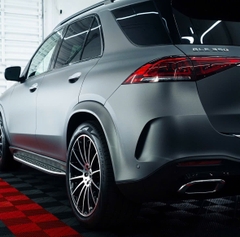 SANG TRỌNG ĐỈNH CAO: WRAP MÀU XÁM CHÌ CHO MERCEDES GLE 350