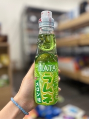 Nước Ngọt Có Ga HATA Ramune Vị Dưa Lưới Nhật Bản 200ml