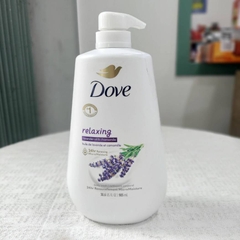 Sữa tắm  Dove Relaxing – Lavender Oil & Chamomile (905 ml) US