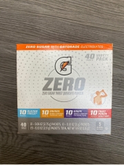 Bột điện giải không đường Gatorade Zero – Thirst Quencher Powder 40 gói 115g Mỹ