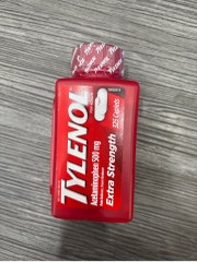 Viên Uống Tylenol Extra Strength 500mg Mỹ – Hỗ Trợ Giảm Đau, Hạ Sốt – Chai 225 Viên