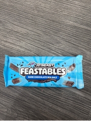 Socola Đen Feastables MrBeast Dark Chocolate Sea Salt Mỹ 60g – Chocolate Muối Biển Vị Đậm