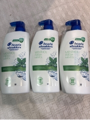 Dầu Gội Head & Shoulders Menthol Fresh (Anti-Dandruff Shampoo) - 800ml - Mỹ