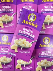 Mì Ống Phô Mai Annie’s Shells & White Cheddar Organic 170g Mỹ