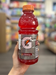 Nước điện giải Gatorade Fruit Punch 591ml Mỹ – vị trái cây đỏ, bổ sung khoáng, giải khát nhanh