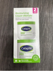 Kem Dưỡng Ẩm Cetaphil Moisturizing Cream Ultimate 566g + 453g (Bộ 2 Hũ) Mỹ– Dưỡng Ẩm 48 Giờ Cho Da Khô & Nhạy Cảm