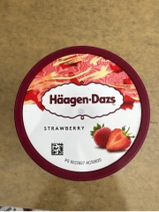 Kem Haagen Dazs dâu mini 100ml Bỉ