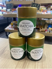 Bột trà xanh matcha hữu cơ cao cấp Ceremony Grade Nhật Bản 30g